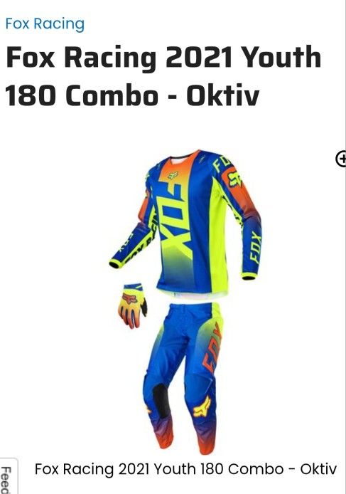 Fox Racing 180 MX Motocross Set