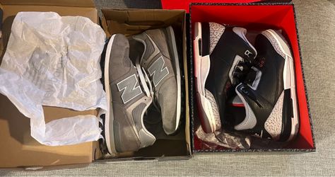 Jordan’s and New Balance , Levi boots