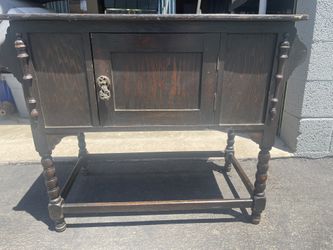 Rayswi Oak Washstand; English Circa 1930’s Harrogate