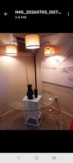 Moving!Hampton Bay 80-inch floor lamp