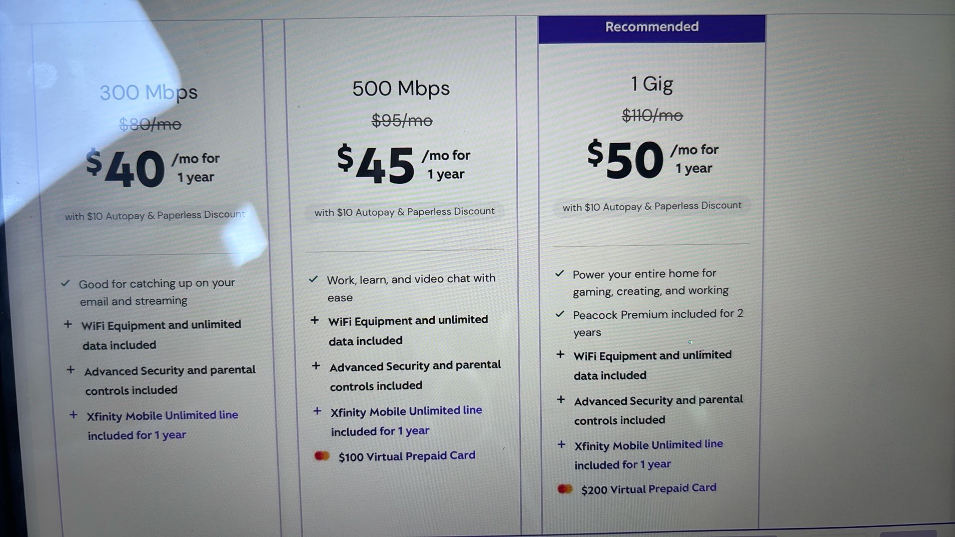 Xfinity Comcast iPhone Samsung Internet Roku