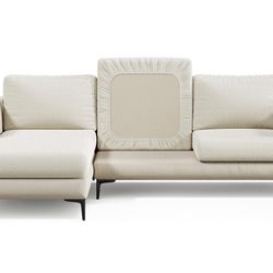 Nolan Interior Magic Sofa Cover - Classic Jacquard Back Couch Cover - Large, Jade White - Pet Proof,