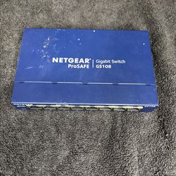NETGEAR ProSafe GS108 8-port Gigabit Ethernet Switch