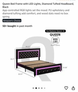 Bed frame queen