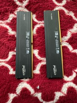 Crucial Pro 32GB DDR5 RAM Kit (2x16GB), 6000MHz (or 5600MHz or 5200MHz or 4800MHz) Desktop Memory UDIMM 288-pin,