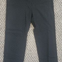 Ellen Tracy Pull On Polka Dot Pants