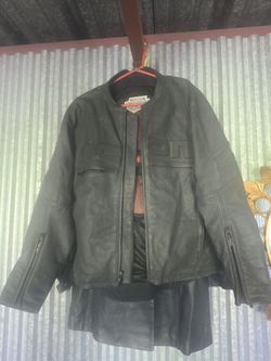 Biker leather jacket
