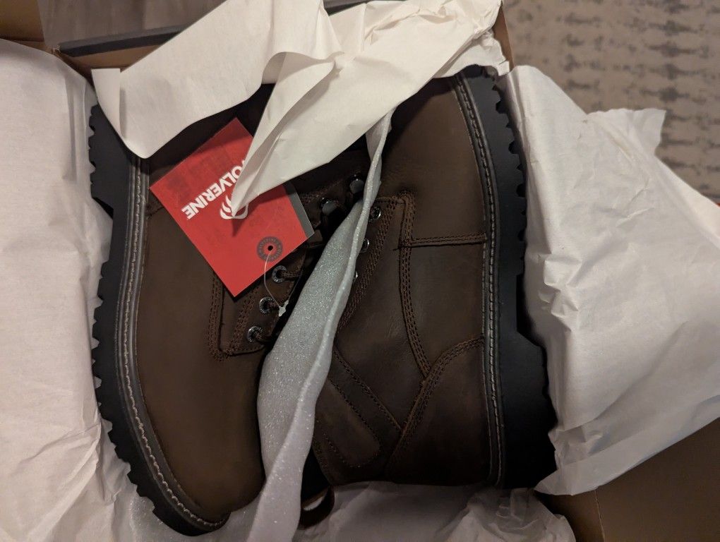 Wolverine Soft Toe Work Boot 10M Brown