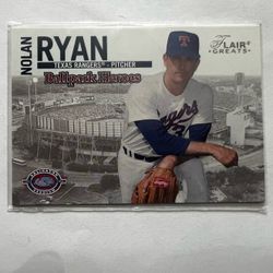 Flair Greats Nolan Ryan Card