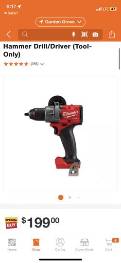 Milwaukee Hammer Drill M18 2704-20