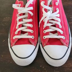Red Converse Low Tops