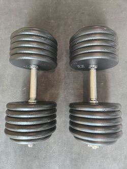85lb Spinlock Adjustable Dumbbells--