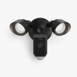 NEW Ring Floodlight Cam Wired Plus (black) – 1080p HD Security Camera