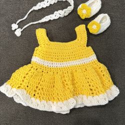 Handmade Baby Dresses And Shoes 