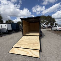 Trailer  enclosed 7 x 14 it’s 2026 polycore 0.80 financing available