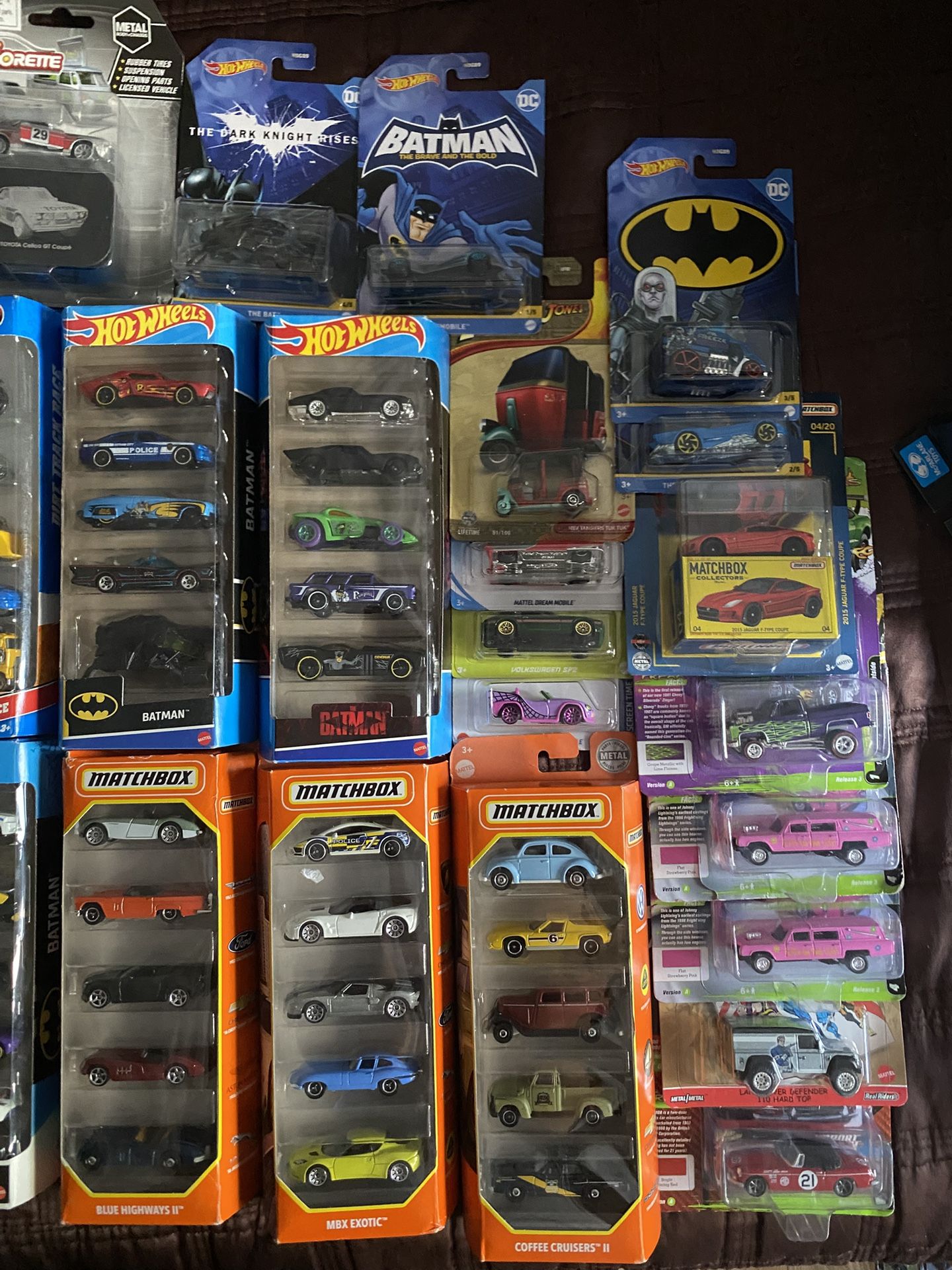 Selling This Whole Collection Together Hot wheels And Batman Figures And Spawn Fingers Too
