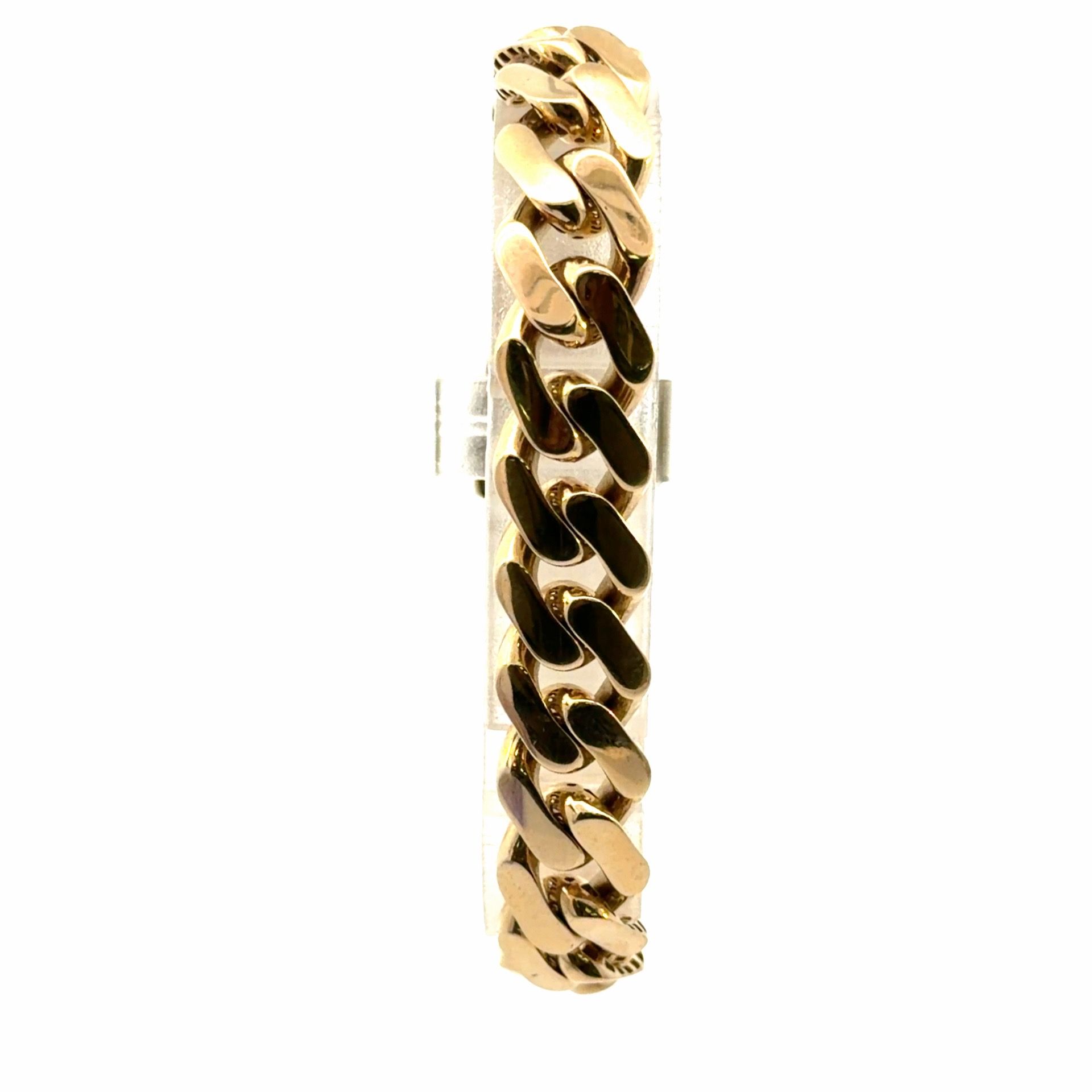 Men’s or Women’s 10k Yellow Gold 7.5” Inch 11mm Monaco Chain Bracelet GP3125751