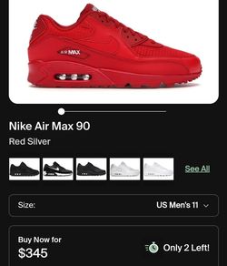 Nike Air Max 90
Red Silver