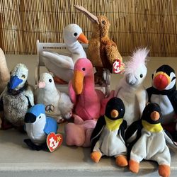 Price Reduced TY Original Beanie Babies Birds 