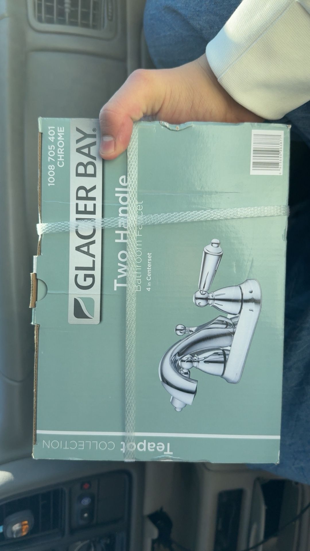 BATHROOM FAUCET HANDLE GLACIER BAY TEAPOT 4in