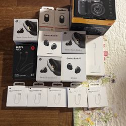 Ear Buds And Camera For Sale