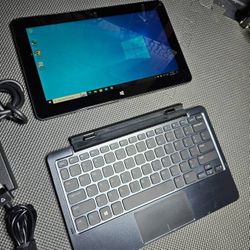 Dell 10.8 in TouchScreen Tablet/Laptop. Windows 10 - $120. FirmOnPrice.. 


