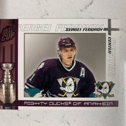 Sergei Fedorov ANAHEIM DUCKS 2003-04 Pacific Quest for the Cup #1