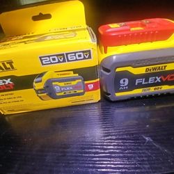 Dewalt Flex Volt Battery's 9Ah 20v/60v