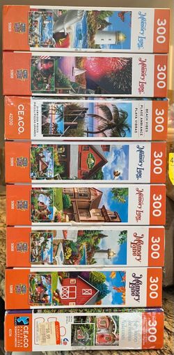 Like New!! (8) 300 pc Puzzle lot #4 $25 (Lot #4)