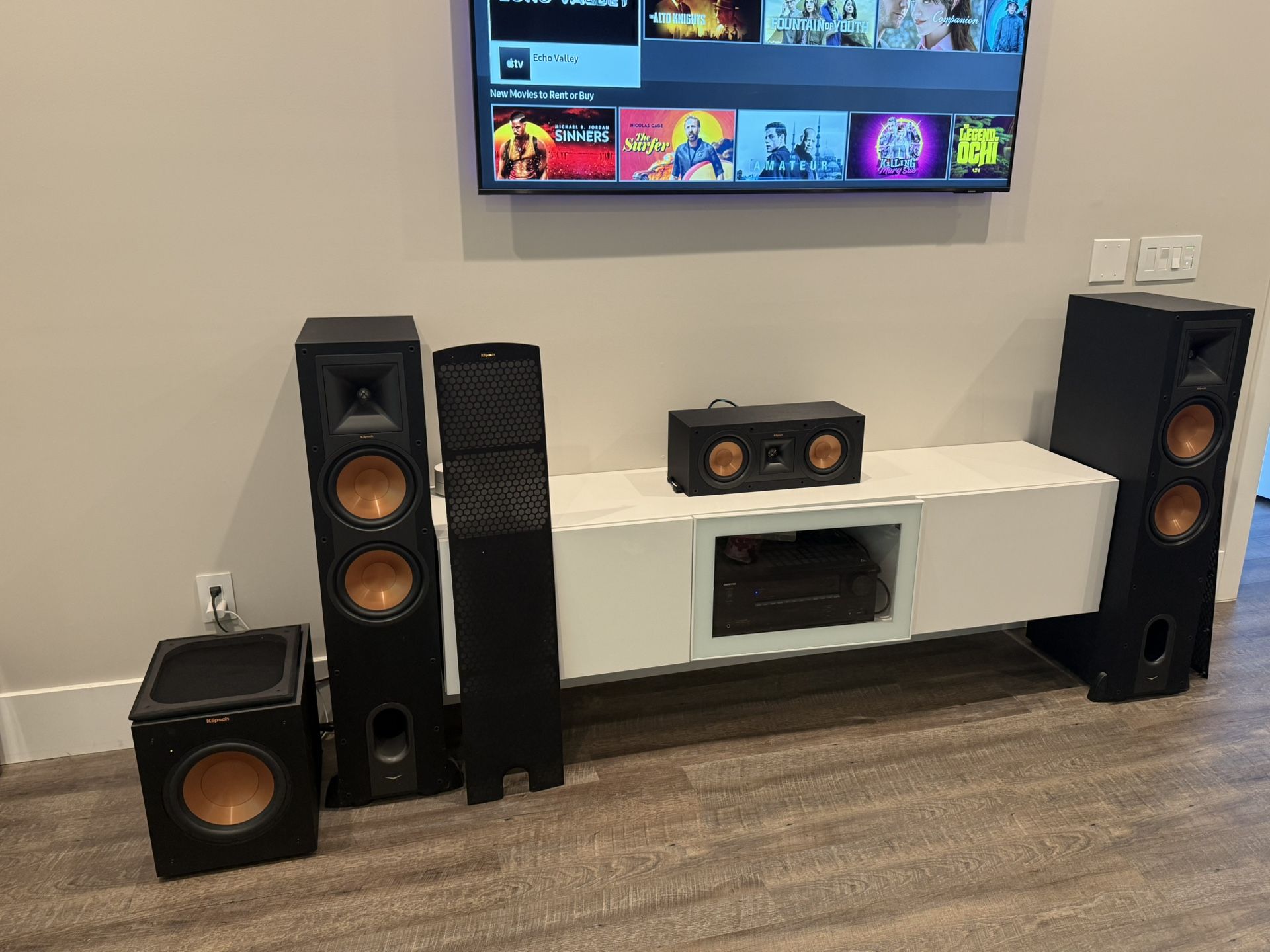 Complete home theater systems -Klipsch - Onkyo -Chromecast And Other Muisic Streaming