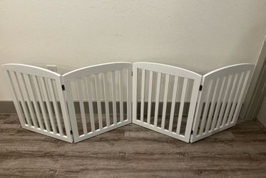 Wooden freestanding Pet Gate
