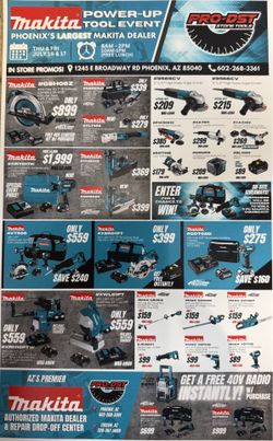 Makita metabo Hpt specials specials