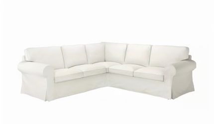 Ikea UPPLAND  white sectional cover ( cover only not sofa)