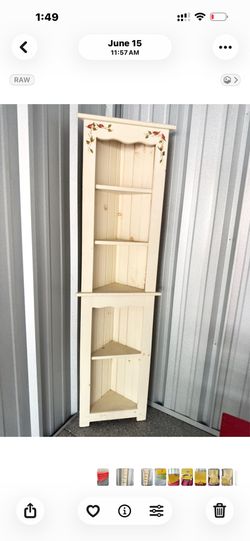 Corner cabinet Amish made