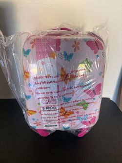 5-Piece Kids Butterfly Luggage Set