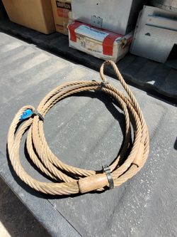 Dayton 1Dng1 Sling, Wire Rope, 5/8 ×14 Ft.