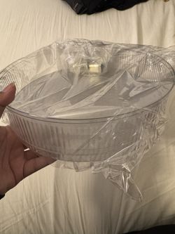 Spinning Acrylic Organizer