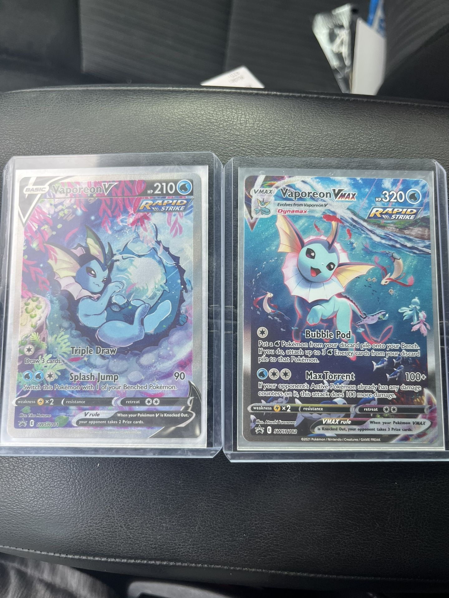 Vaporeon V And Vmax