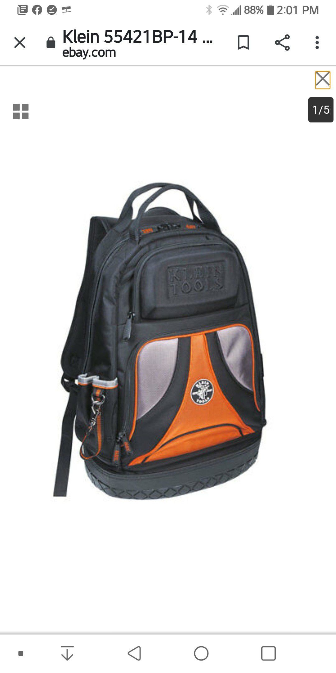 Klein backpack