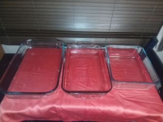 Glass Baking Dishes Set of 3