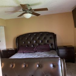 King Size Bed Set Solid Wood! 