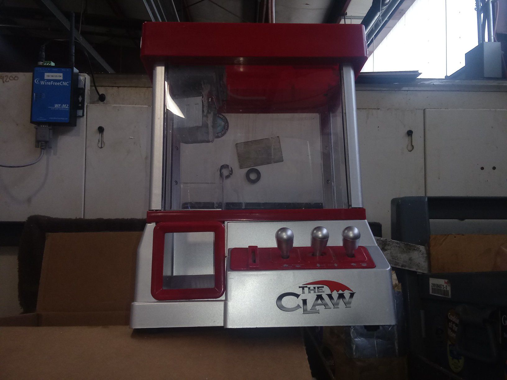 The Claw candy dispenser