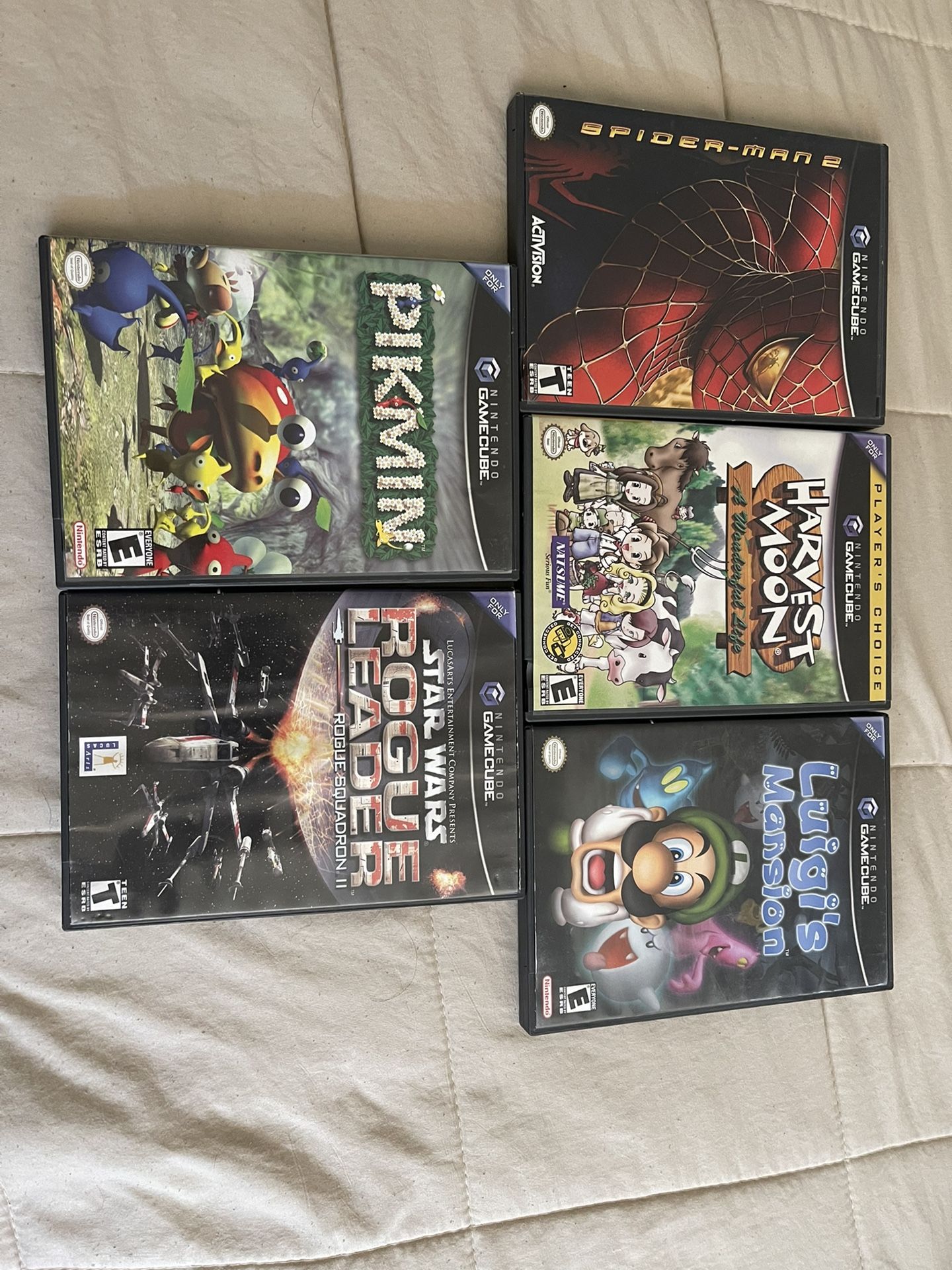 Empty Gamecube Case Some With Manuals
