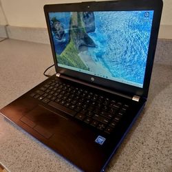 Semperfix Refurbished  Hp Laptop Model 14 Blue Windows 11 Serviceable. Straightforward. Ready.