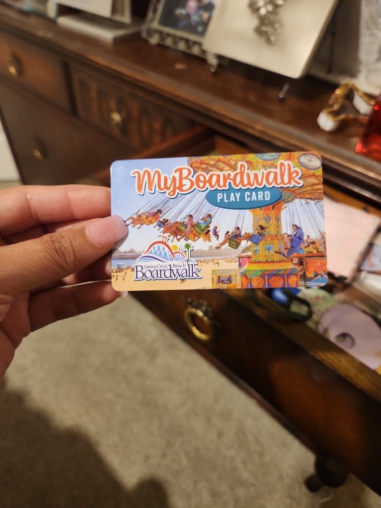 $10 My Boardwalk Play Card-santa Cruz Beach Boardwalk
