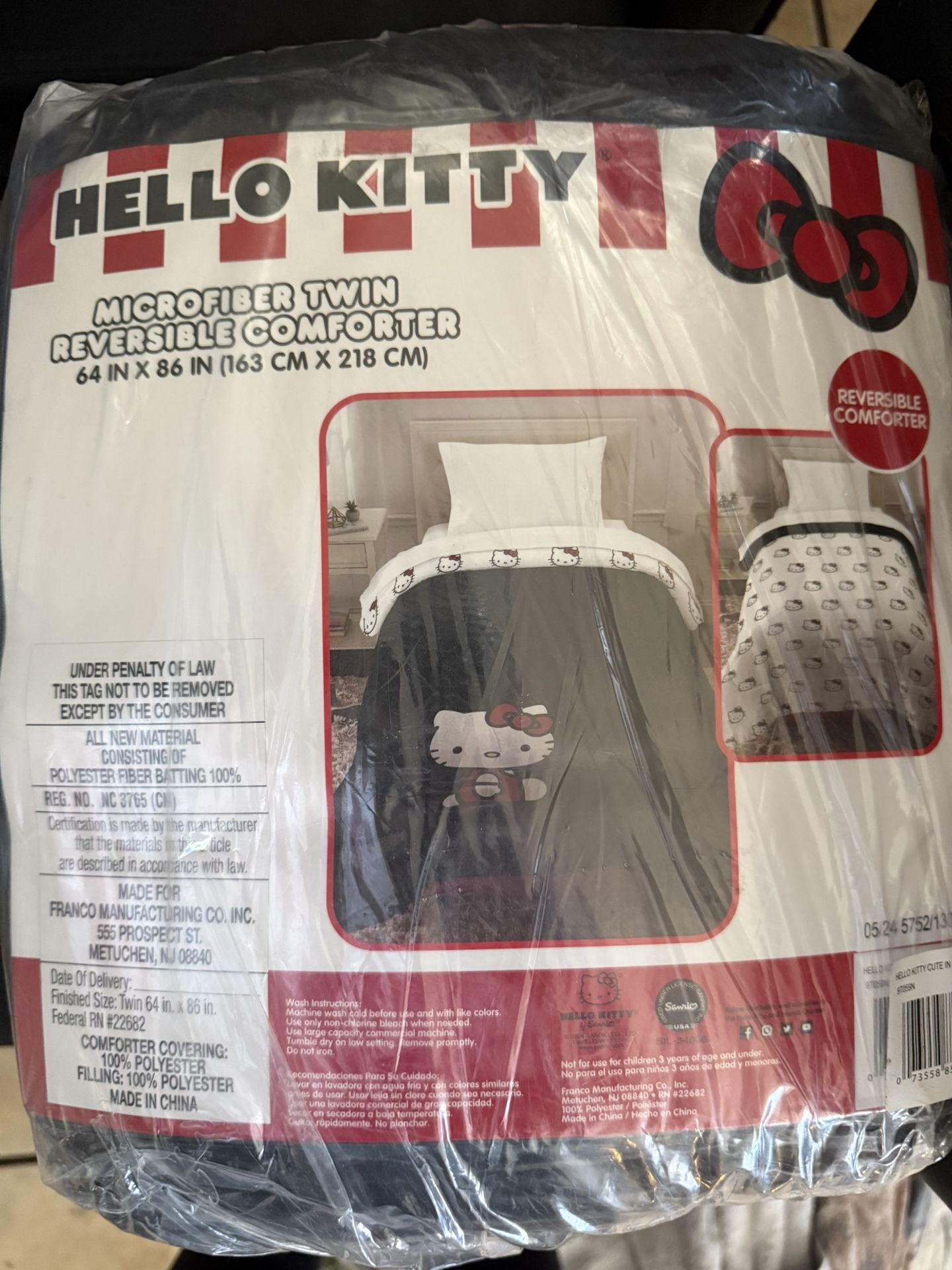 Hello Kitty Complete Bedding Set