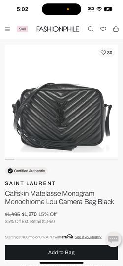 YSL Camera Bag