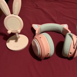 Pink Headset w/ Stand