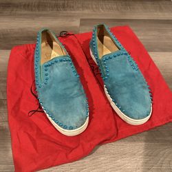 Christian Lounoutin Teal 