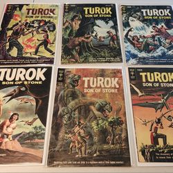 Turok Son Of Stone 1960s Lot, 13 Comics Total 